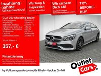 Gebraucht Mercedes CLA200 Shooting Brake AMG line 156 PS (114 kW) 2017 Polarsilber metallic Kombi