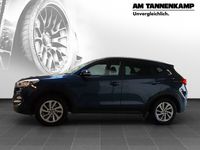 Gebraucht Hyundai Tucson Pure 132 PS (97 kW) 2018 Blau SUV