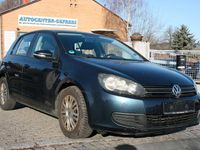 Gebraucht VW Golf VI Comfortline 105 PS (77 kW) 2010 Blau Kleinwagen