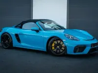 Gebraucht Porsche 718 Spyder 420 PS (308 kW) 2020 Blau Cabrio