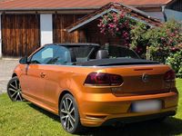 Gebraucht VW Golf Cabriolet LOUNGE 105 PS (77 kW) 2016 Orange Cabrio