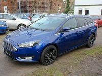 Gebraucht Ford Focus Titanium 125 PS (91 kW) 2016 Blau Kombi