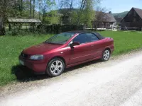 Gebraucht Opel Astra Cabriolet 101 PS (74 kW) 2001 Rot Cabrio