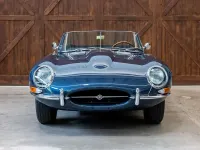 Gebraucht Jaguar E-Type 265 PS (194 kW) 1963 Opalescent dark blue Cabrio