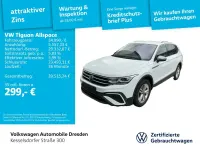 Gebraucht VW Tiguan Allspace Life 200 PS (147 kW) 2022 Pure white SUV