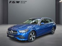 Gebraucht Mercedes C200 Avantgarde 204 PS (150 kW) 2021 Metalliclack spektralblau Kombi