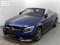 Gebraucht Mercedes C250 AMG line 211 PS (155 kW) 2018 Blau metallic Cabrio