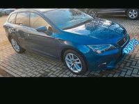 Usata Seat Leon 150 CV (110 kW) 2014 Blu Station wagon