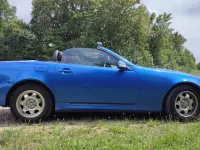 Gebraucht Mercedes SLK200 163 PS (119 kW) 2000 Blau Cabrio