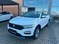 Gebraucht VW T-Roc Cabriolet Style 110 PS (80 kW) 2021 Weiß Cabrio