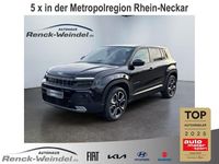 Neu Jeep Avenger EV Summit 114 kW (156 PS) 2025 Solid black clear coat (schwarz) SUV