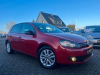 Gebraucht VW Golf VI Style 86 PS (63 kW) 2012 Rot Kleinwagen