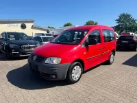 Gebraucht VW Caddy Team 105 PS (77 kW) 2010 Rot Van / Kleinbus