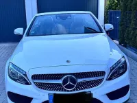 Gebraucht Mercedes C200 AMG line 184 PS (135 kW) 2018 Weiß Cabrio