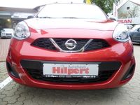 Gebraucht Nissan Micra Comfort 80 PS (58 kW) 2015 Rot metallic Kleinwagen