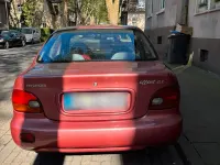 Gebraucht Hyundai Accent GLS 97 PS (71 kW) 1996 Rot Kleinwagen
