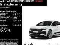 Gebraucht Audi Q4 Sportback e-tron S-Line 219 kW (299 PS) 2023 Weiß SUV