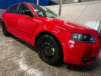 Second-hand Audi A3 Attraction 102 CP (75 kW) 2006 Roșu Hatchback