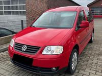 Gebraucht VW Caddy Maxi 105 PS (77 kW) 2009 Rot Van / Kleinbus