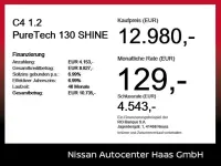 Gebraucht Citroën C4 PureTech 131 PS (96 kW) 2023 Lack weiss banquise/typ aussenverkleidun SUV