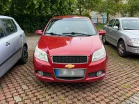 Gebraucht Chevrolet Aveo 101 PS (74 kW) 2009 Rot Kleinwagen