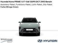 gebraucht Hyundai Kona ❤️ PRIME 1.0 T-Gdi 120PS DCT 2WD Benzin ⌛ Sofort verfügbar! ✔️ mit 4 Zusatz-Paketen