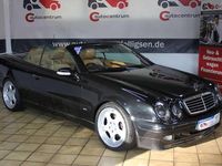 Gebraucht Mercedes CLK430 Elegance 279 PS (205 kW) 2001 Obsidianschwarz metallic Cabrio