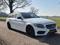 Gebraucht Mercedes C220 AMG line 170 PS (125 kW) 2016 Weiß Limousine