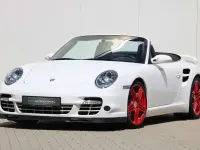 Gebraucht Porsche 997 Turbo 480 PS (353 kW) 2008 Weiß Cabrio