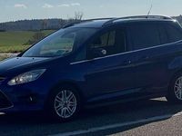 Gebraucht Ford Grand C-Max Titanium 125 PS (91 kW) 2015 Indicblau metallic Van / Kleinbus
