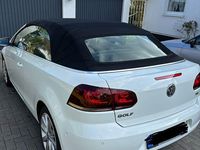 Gebraucht VW Golf Cabriolet 122 PS (89 kW) 2012 Weiß Cabrio