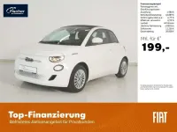 Second-hand Fiat 500e 86 kW (118 CP) 2023 Alb Cabrio