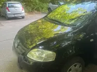 Gebraucht VW Fox 54 PS (39 kW) 2008 Schwarz Kleinwagen