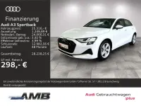 Używany Audi A3 Advanced Plus 116 KM (85 kW) 2025 Biały Sedan/Limuzyna