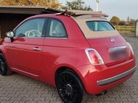 Second-hand Fiat 500C 69 CP (50 kW) 2009 Roșu Cabrio