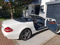 Gebraucht Mercedes SL500 506 PS (372 kW) 2002 Weiß Cabrio