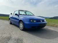 Gebraucht VW Golf Cabriolet 1998 Blau Cabrio