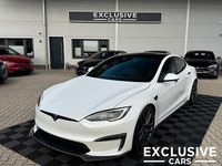 Gebraucht Tesla Model S Plaid 759 kW (1033 PS) 2022 Pearl white multicoat Kleinwagen