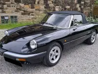Gebraucht Alfa Romeo Spider 103 PS (75 kW) 1988 Schwarz Cabrio