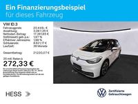 Gebraucht VW ID.3 Pro Performance 150 kW (204 PS) 2022 Gletscherweiß schwarz (metallic) Kleinwagen