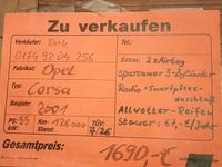 Gebraucht Opel Corsa 55 PS (40 kW) 2001 Grün Kleinwagen