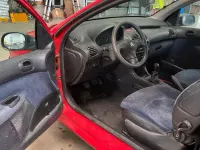 Gebraucht Peugeot 206 60 PS (44 kW) 2000 Rot Cabrio