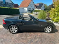 Gebraucht Mercedes SLK230 193 PS (141 kW) 1998 Blau Cabrio