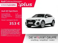 Gebraucht Audi Q3 Sportback S-Line 150 PS (110 kW) 2025 Gletscherweiß metallic SUV