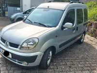 Gebraucht Renault Kangoo Authentique 82 PS (60 kW) 2003 Grau Van / Kleinbus