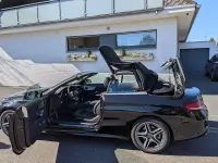 Gebraucht Mercedes C180 AMG line 156 PS (114 kW) 2018 Schwarz Cabrio