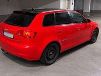 Gebraucht Audi A3 S-Line 170 PS (125 kW) 2008 Rot Kleinwagen