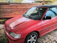 Gebraucht Ford Escort Cabriolet 105 PS (77 kW) 1991 Rot Cabrio