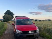 Gebraucht VW Caddy Trendline 150 PS (110 kW) 2018 Rot Van / Kleinbus