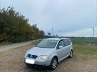 Gebraucht VW Touran 101 PS (74 kW) 2003 Silber Van / Kleinbus